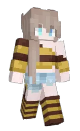 thatch and saddle Minecraft skin — Slim model — first worn by Kuki_Wasnt_Taken