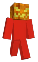 alizarin crimson and emerald Minecraft skin — Classic model — first worn by RacinMason89