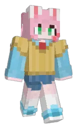 azalea and tacha Minecraft skin — Slim model — first worn by AX_XA