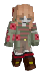 muddy waters and limed ash Minecraft skin — Slim model