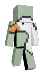 Albert_Meijn's Minecraft skin wearing the Migrator cape