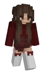 giannaaa's Minecraft skin wearing the Aurora cape