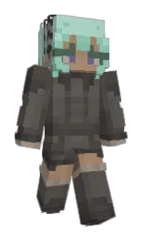 masala and fuscous gray Minecraft skin — Slim model — first worn by Mintanyl