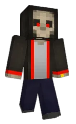 zeus and steel gray Minecraft skin — Slim model