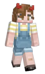 MandersM's Minecraft skin wearing the Zombie Horse cape