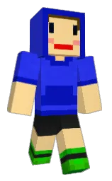 royal blue and cherokee Minecraft skin — Classic model