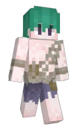 Chi8a's Minecraft skin wearing the Zombie Horse cape