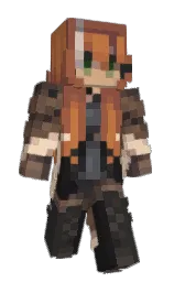 tobacco brown and brown rust Minecraft skin — Slim model