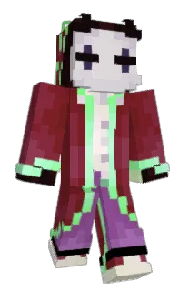 Front of pvity's skin