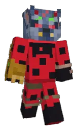 cardinal and baltic sea Minecraft skin — Classic model — first worn by jalu198