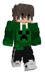 crusoe and black Minecraft skin — Classic model