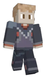 mako and bright gray Minecraft skin — Classic model — first worn by MicroChip1