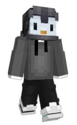 penguintube's Minecraft skin wearing the Migrator cape