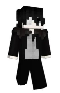 Front of paiined's skin