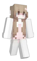 white and concrete Minecraft skin — Classic model