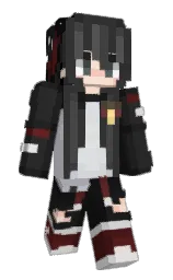 KimMaee's Minecraft skin wearing the Migrator cape