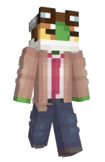 Front of MisterCroak's skin