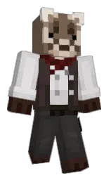 twilitcreature's Minecraft skin wearing the Aurora cape