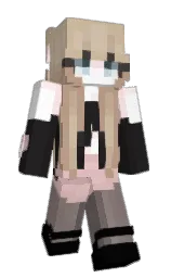 vanilla and quicksand Minecraft skin — Slim model — first worn by Fyena