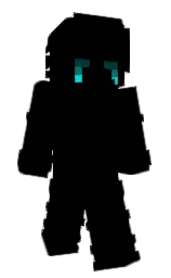 black and sherwood green Minecraft skin — Classic model — first worn by stenjr