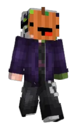 revolver and port gore Minecraft skin — Slim model — first worn by brlw