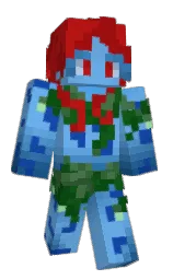 thunderbird and cornflower blue Minecraft skin — Classic model