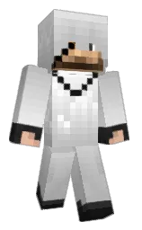 Godpriest's Minecraft skin wearing the Vanilla cape