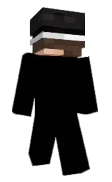 cod gray and black Minecraft skin — Slim model — first worn by MHF_Mineskin