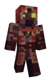 Front of Natjom's skin