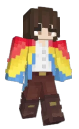 Heizena's Minecraft skin wearing the Migrator cape