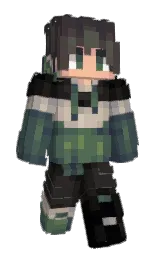Axel1105's Minecraft skin wearing the Migrator cape