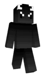mine shaft and black Minecraft skin — Slim model — first worn by MellowTheKazoo