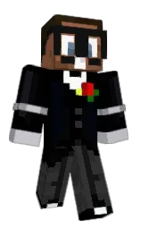 black and tuna Minecraft skin — Classic model