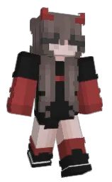 P1xl__'s Minecraft skin wearing the Purple Heart cape