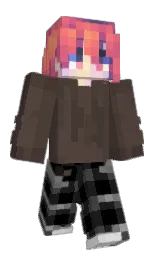 taupe and cod gray Minecraft skin — Classic model — first worn by darkninja612