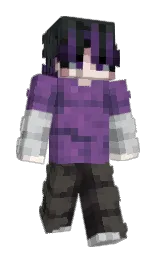 affair and fuscous gray Minecraft skin — Slim model