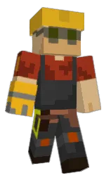MoistBread25's Minecraft skin wearing the Yearn cape