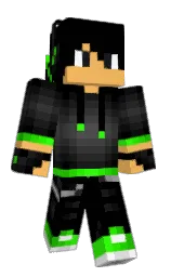 GroeneDraak2002's Minecraft skin wearing the Migrator cape