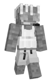 Front of Resny's skin