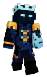 black and black pearl Minecraft skin — Classic model