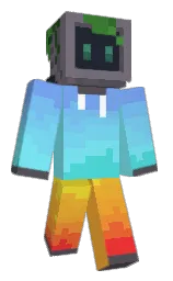 Umer0's Minecraft skin wearing the Cherry Blossom cape
