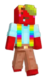 fuzzy wuzzy brown and monza Minecraft skin — Slim model
