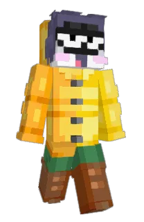 Front of ShawSure's skin