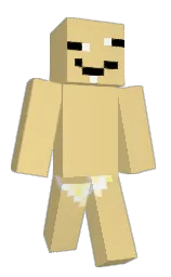 Goofdoo's Minecraft skin wearing the Vanilla cape