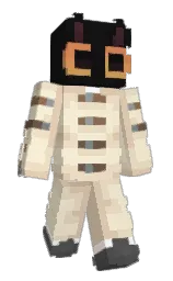 cod gray and almond Minecraft skin — Slim model — first worn by DerThaddaus