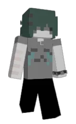 LucidAlpha's Minecraft skin wearing the Builder cape