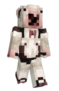 Front of Borfed's skin