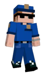 cobalt and congress blue Minecraft skin — Slim model — first worn by Enibeensko