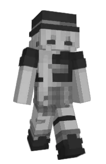 Front of ItzAim's skin