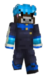 steel gray and martinique Minecraft skin — Classic model — first worn by Cow_Not